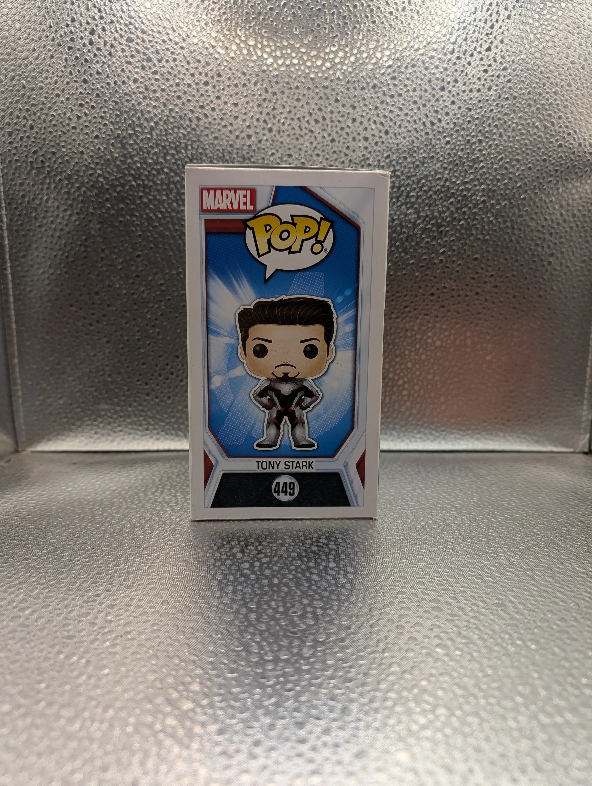 FUNKO Pop Vinyl Tony Stark Marvel #449 FRENLY BRICKS - Open 7 Days