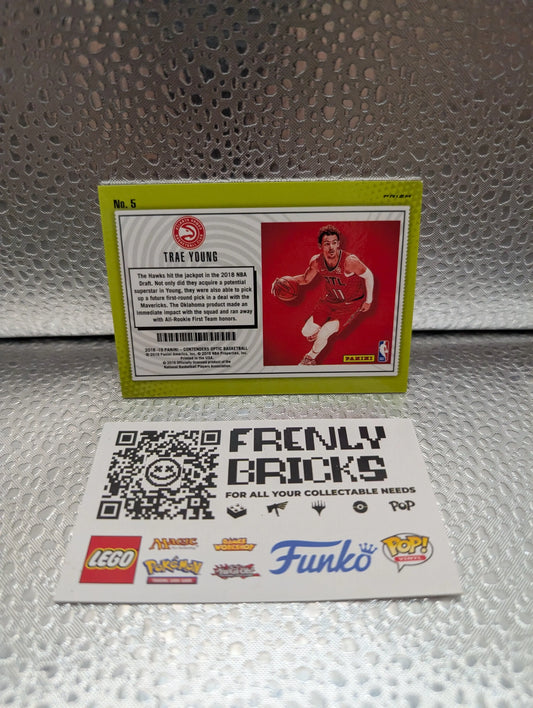 2018-19 Contenders Optic TRAE YOUNG Lottery Ticket Rookie Silver #5 FRENLY BRICKS - Open 7 Days