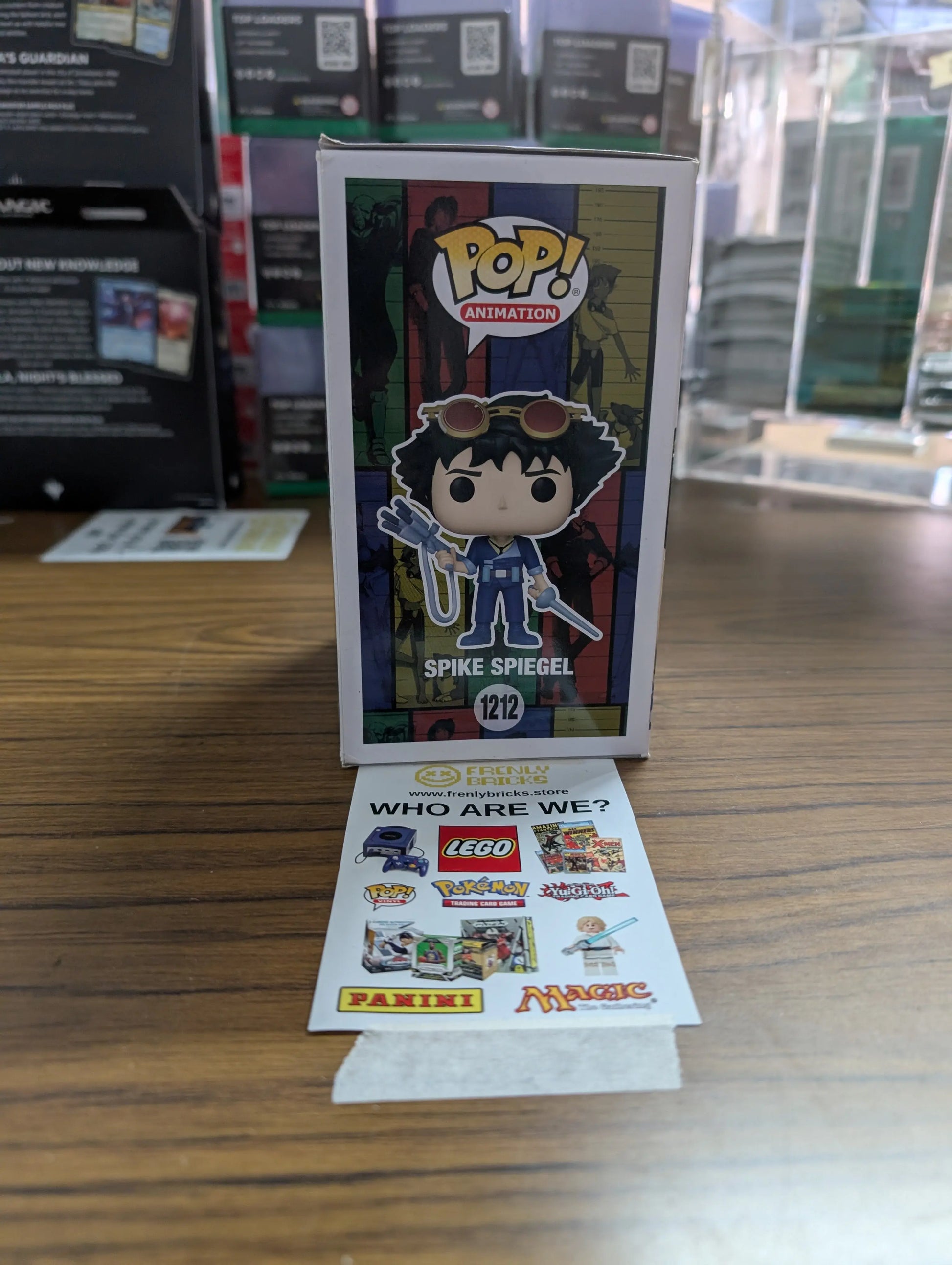 FUNKO Pop Vinyl Spike Spiegel #1212 FRENLY BRICKS - Open 7 Days