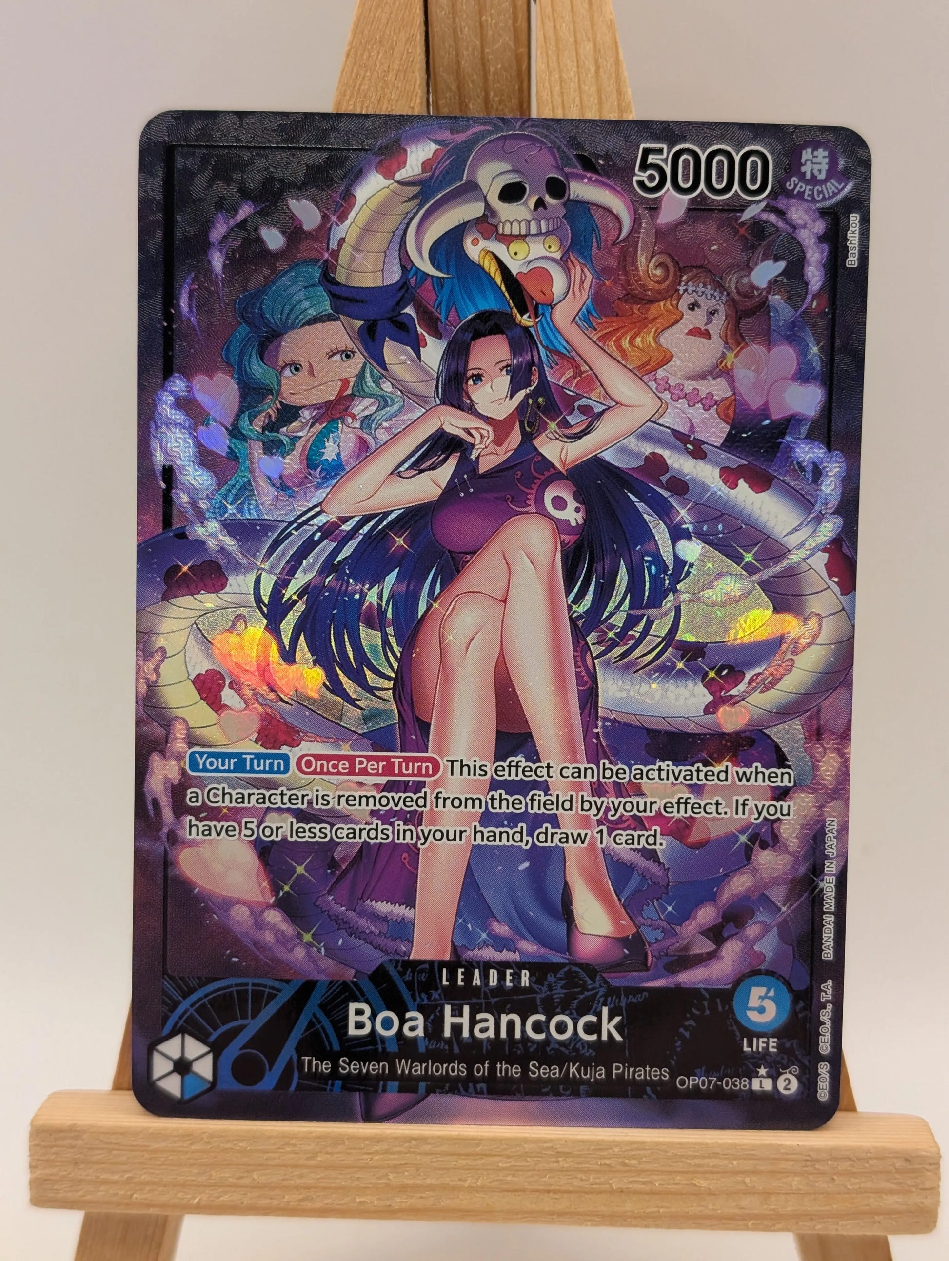One Piece Card Game - Boa Hancock - OP07-038 - Alt Art Leader - English FRENLY BRICKS - Open 7 Days image 2
