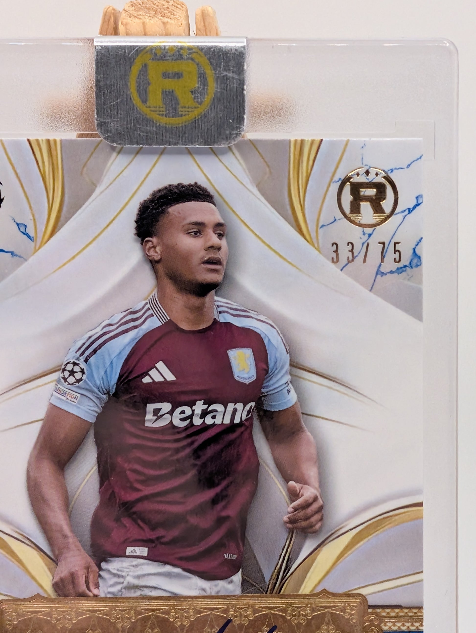 2025 Topps Reverence UCC UEFA ASTON VILLA OLLIE WATKINS Sealed Auto /75