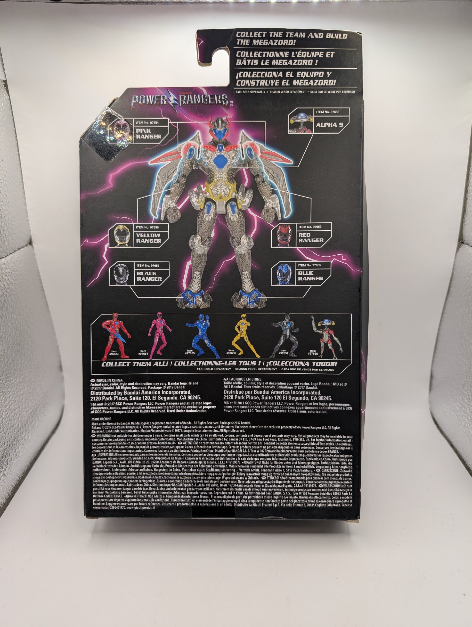 PINK RANGER 6.5" Legacy Power Rangers 2017 Movie BAF Toys R Us TRU EXCLUSIVE NEW FRENLY BRICKS - Open 7 Days