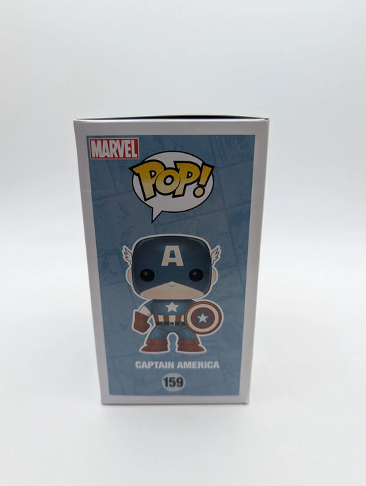 Marvel Funko Pop Vinyl Captain America 75th Anniversary Cyan Light Blue 159 FRENLY BRICKS - Open 7 Days