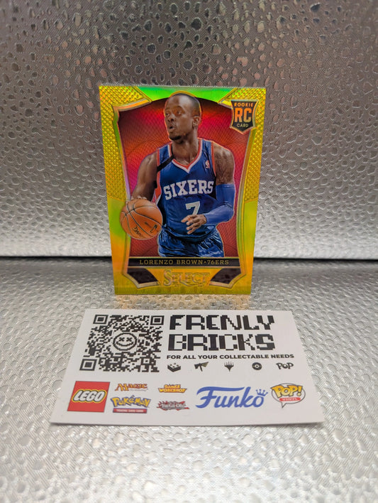 2013-14 Panini Select Rookie #171 Lorenzo Brown - 76ers  RC FRENLY BRICKS - Open 7 Days