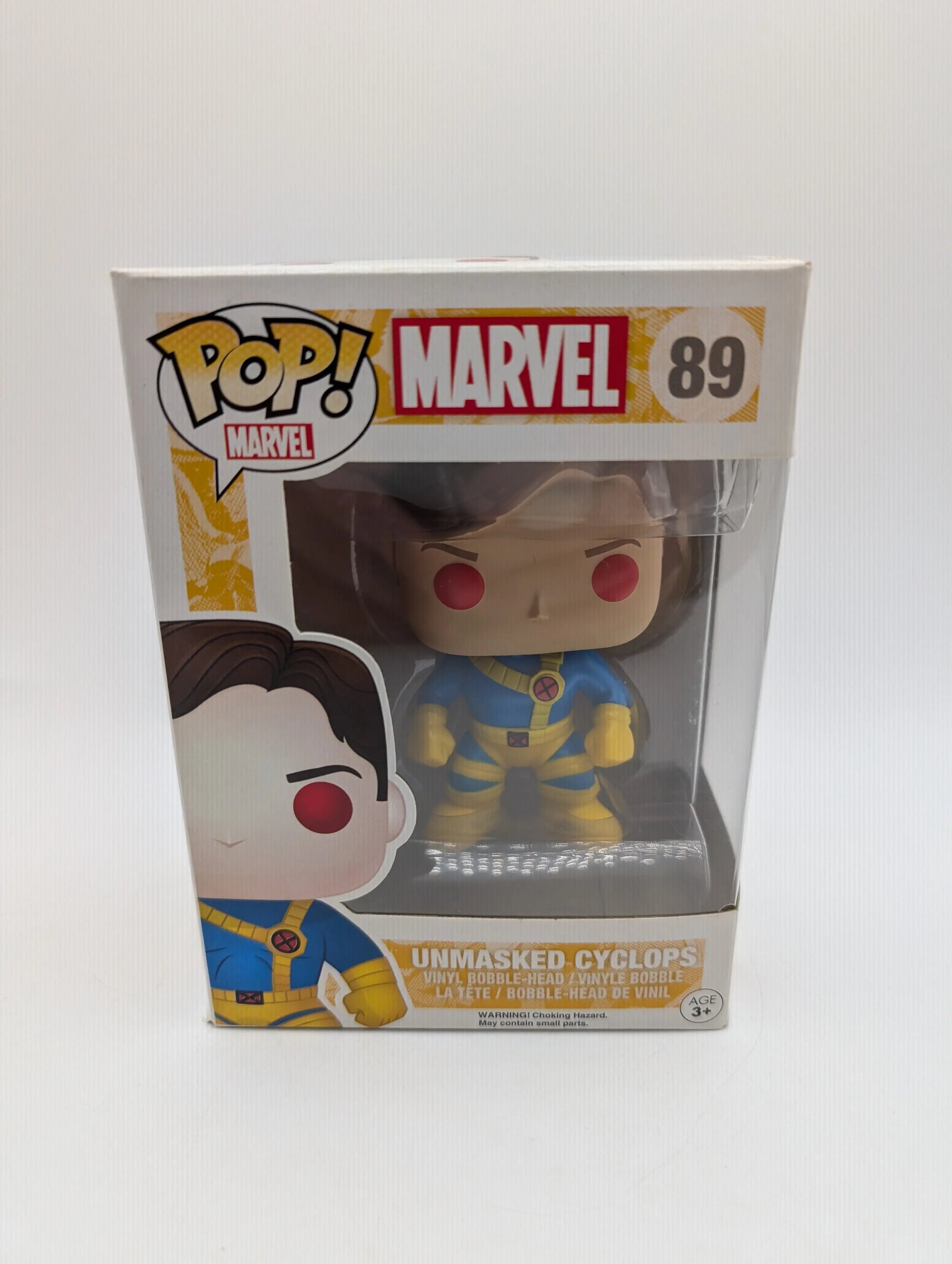 X-Men - Unmasked  Cyclops 89 Funko Pop Vinyl Marvel FRENLY BRICKS - Open 7 Days