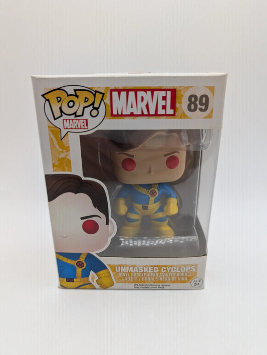 X-Men - Unmasked  Cyclops 89 Funko Pop Vinyl Marvel FRENLY BRICKS - Open 7 Days