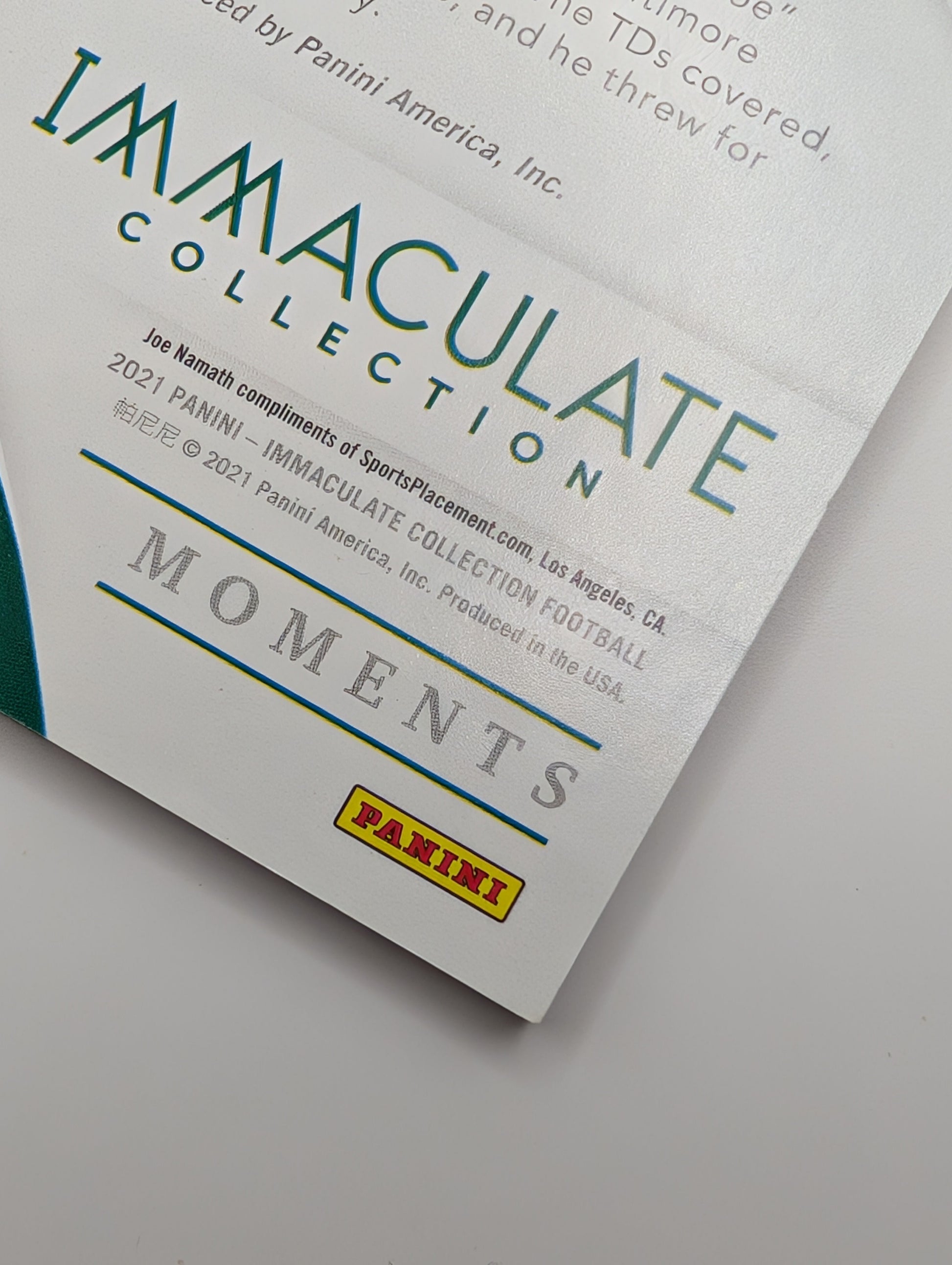 2023 Immaculate Joe Namath “Broadway Joe” Moments Auto #MA-JN - /10 FRENLY BRICKS - Open 7 Days