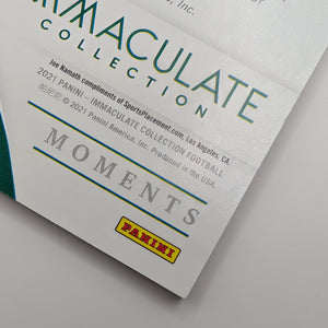 2023 Immaculate Joe Namath “Broadway Joe” Moments Auto #MA-JN - /10 FRENLY BRICKS - Open 7 Days