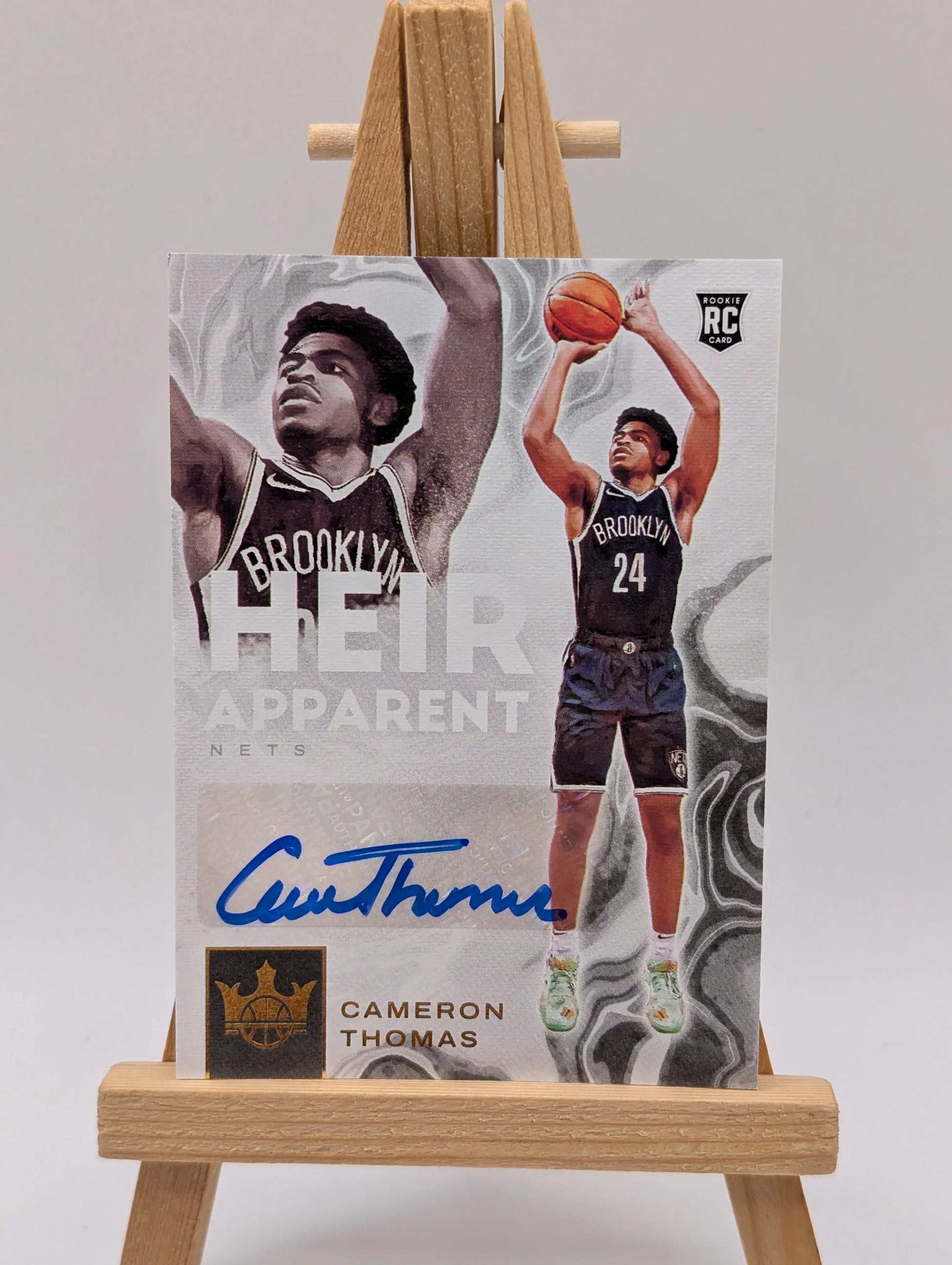 2021 Panini Court Kings Heir Apparent Auto Cameron Thomas #26/199 RC Rookie FRENLY BRICKS - Open 7 Days