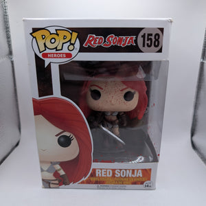 Funko Pop Red Sonja #158 - Red Sonja - Vaulted FRENLY BRICKS - Open 7 Days
