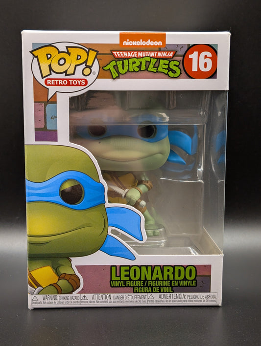 Funko POP! Tv Teenage Mutant Ninja Turtles #16 Leonardo Vinyl Collectable FRENLY BRICKS - Open 7 Days