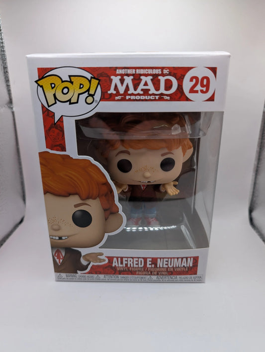 FUNKO POP! VINYL - Alfred E. Neuman  - # 29 - Mad -DC FRENLY BRICKS - Open 7 Days