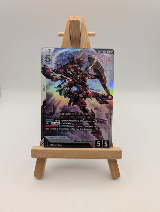 Gundam TCG - Justice Gundam GD01-066 LR Newtype Rising FRENLY BRICKS - Open 7 Days