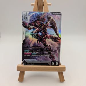 Gundam TCG - Justice Gundam GD01-066 LR Newtype Rising FRENLY BRICKS - Open 7 Days