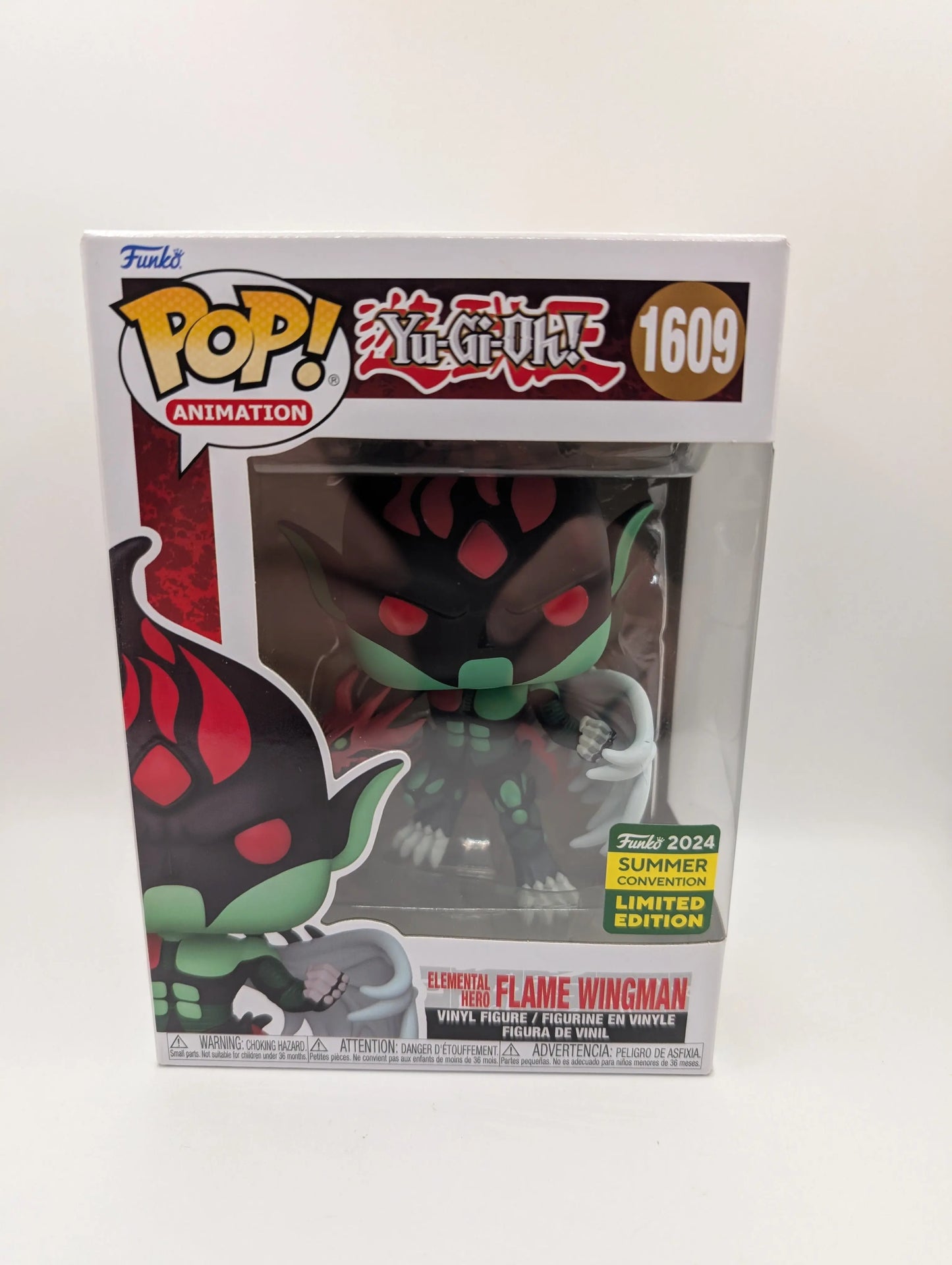Yu-gi-oh #1609 Elemental Hero Flame Wingman SDCC Shared Funko Pop! Anime FRENLY BRICKS - Open 7 Days
