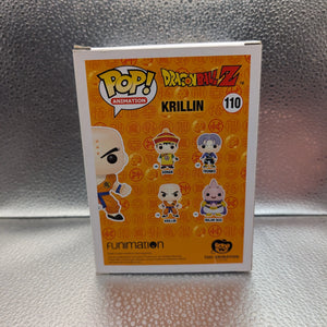 FUNKO Pop Vinyl Krillin Dragon Ball Z #110 FRENLY BRICKS - Open 7 Days