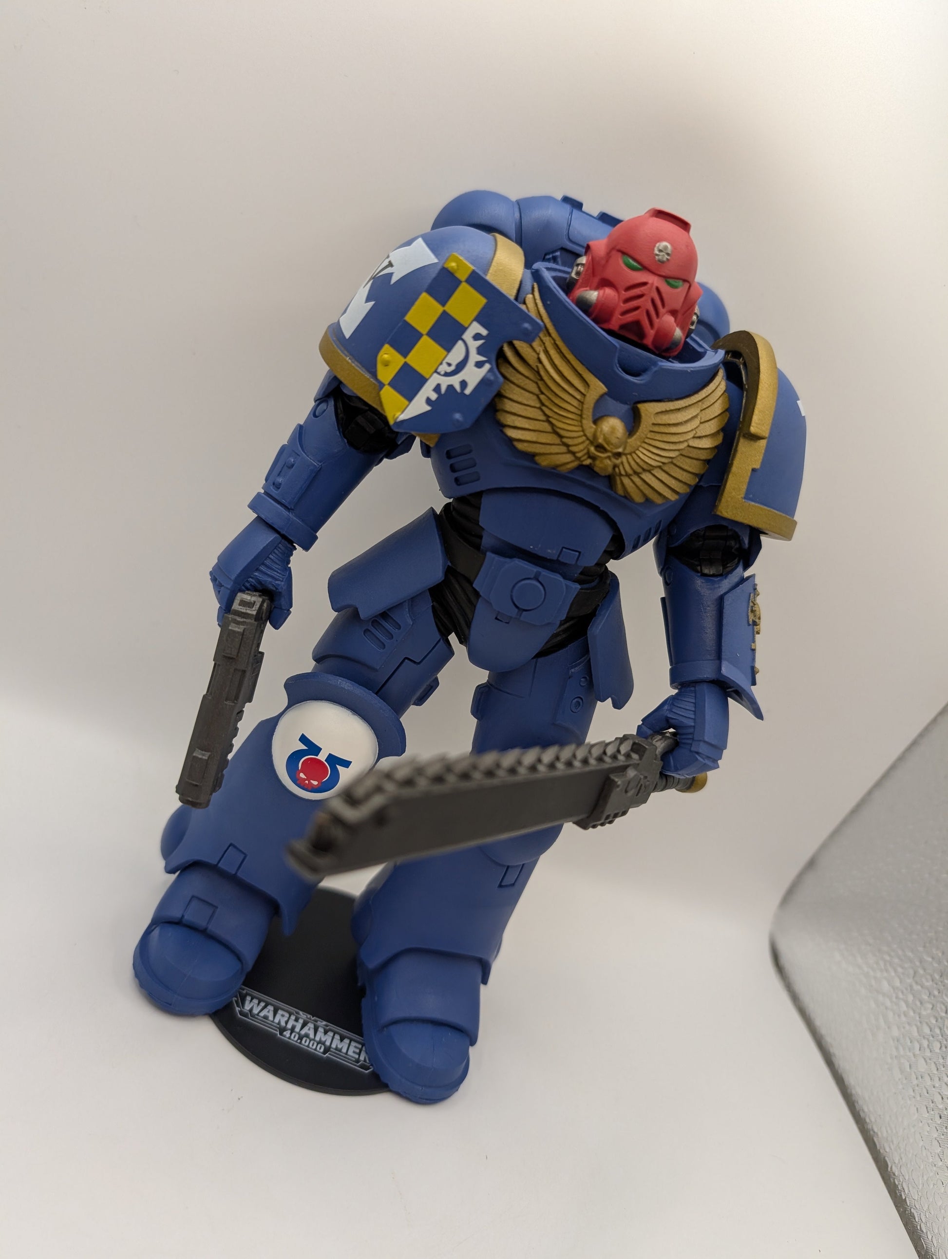 McFarlane Toys Warhammer 40,000 Ultramarines Primaris Assault Intercessor 7 Inch FRENLY BRICKS - Open 7 Days