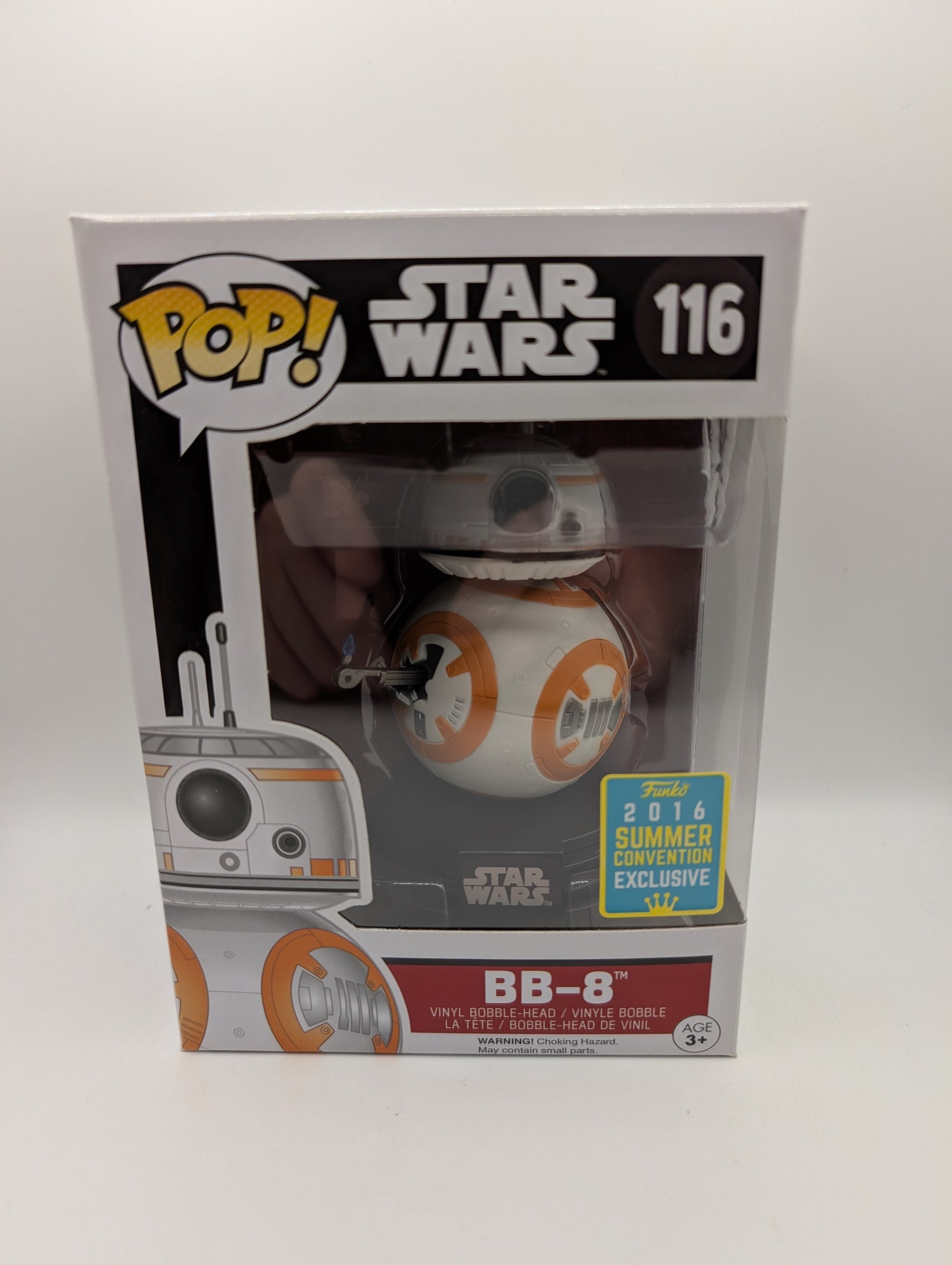Funko Pop Vinyl BB-8 Thumbs Up Star Wars #116 2016 Summer Convention FRENLY BRICKS - Open 7 Days