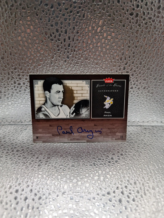 2005-06   Greats of the Game   Autographs #GGPA   Paul Arizin  Basketball FRENLY BRICKS - Open 7 Days