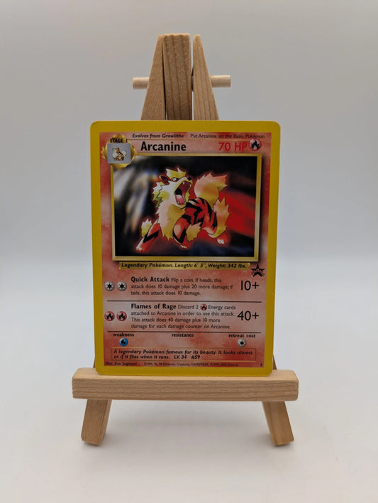 Arcanine Black Star Promo #6 Pokémon TCG WOTC Nintendo FRENLY BRICKS - Open 7 Days