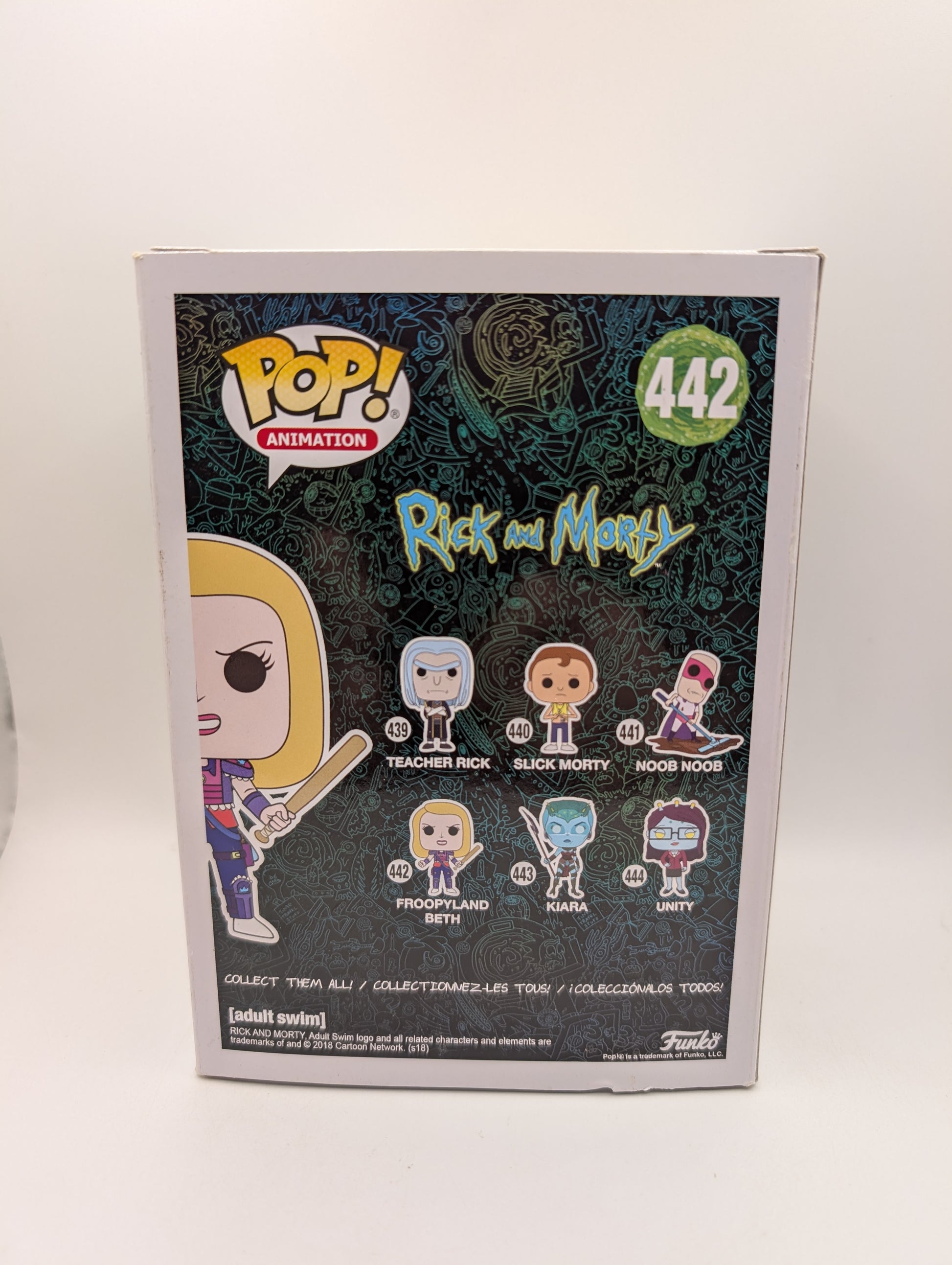 Funko Pop! Froopyland Beth #442 Rick and Morty 2018 Animation Vaulted Figure
