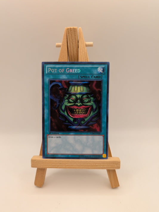 Pot of Greed - LCJW-EN061 - Secret Rare FRENLY BRICKS - Open 7 Days