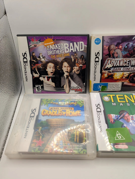 Nintendo DS Lot Bundle 4x Games, Fun, War, Sport, Puzzles, Working and Tested FRENLY BRICKS - Open 7 Days