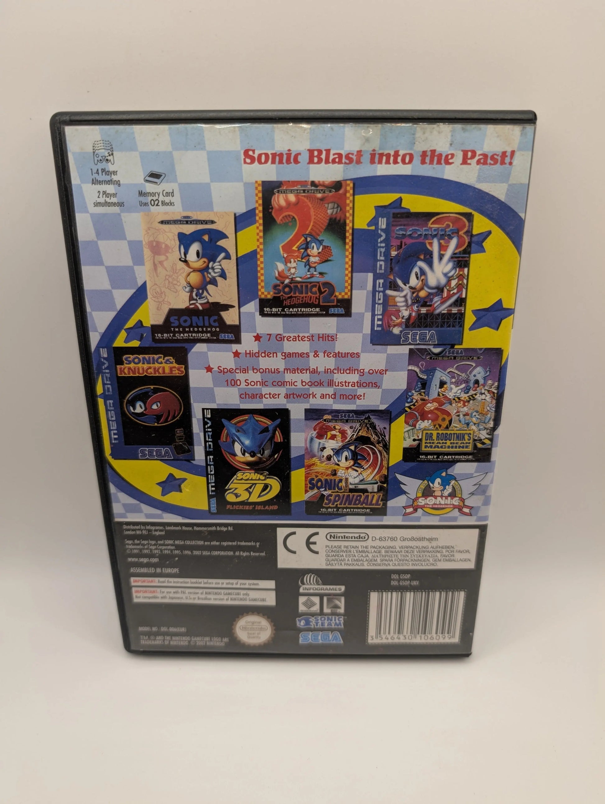 SEGA MEGA COLLECTION - GAMECUBE - Wii Compatible Vintage Video Game FRENLY BRICKS - Open 7 Days