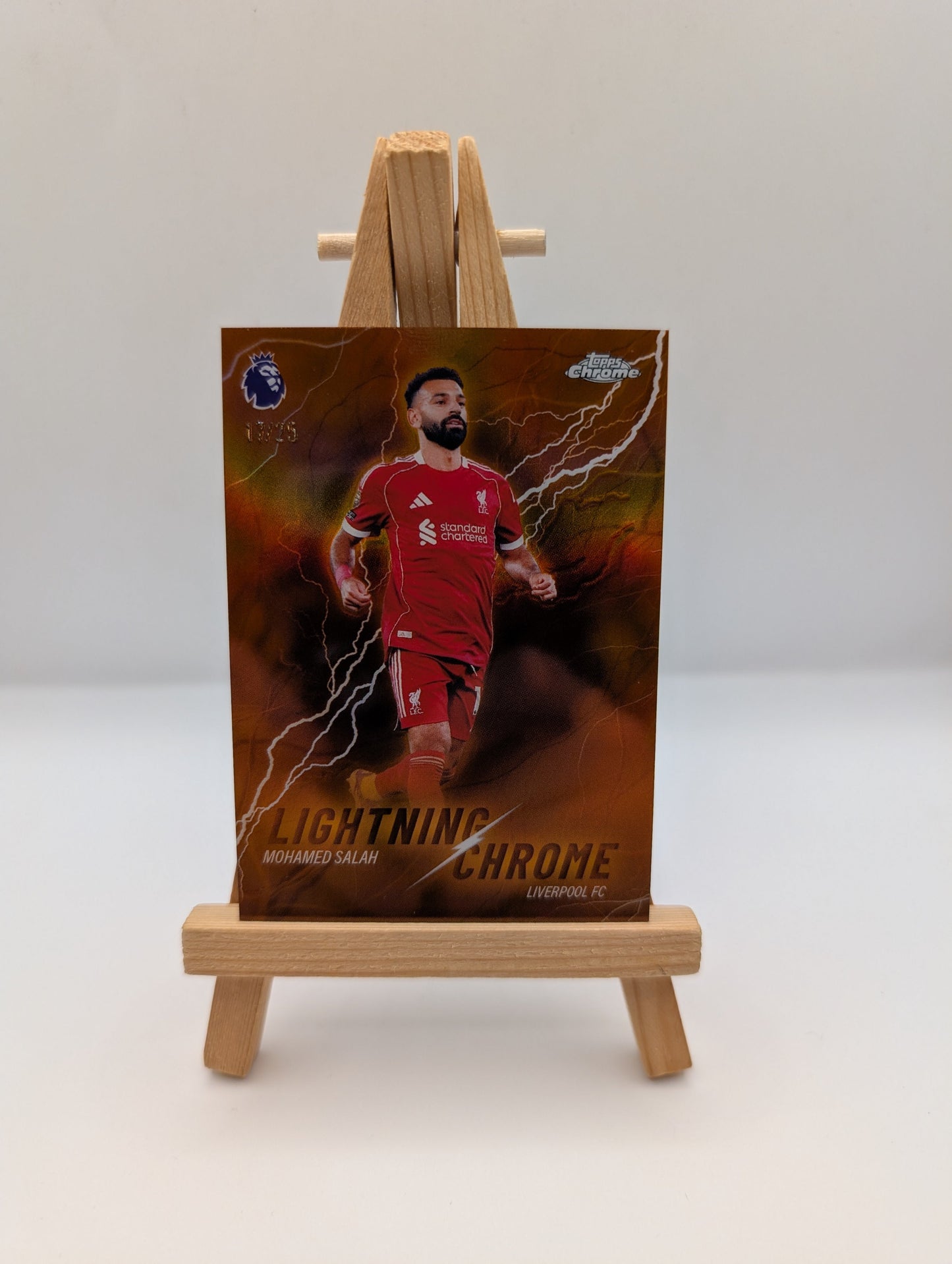 Mohamed Salah 2025-26 Topps Chrome Premier League Lightning Chrome #LC-5 /25 FRENLY BRICKS - Open 7 Days