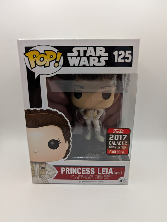 Funko Pop! Vinyl Princess Leia Hoth 125 Star Wars 2017 Galactic Con Exclusive FRENLY BRICKS - Open 7 Days