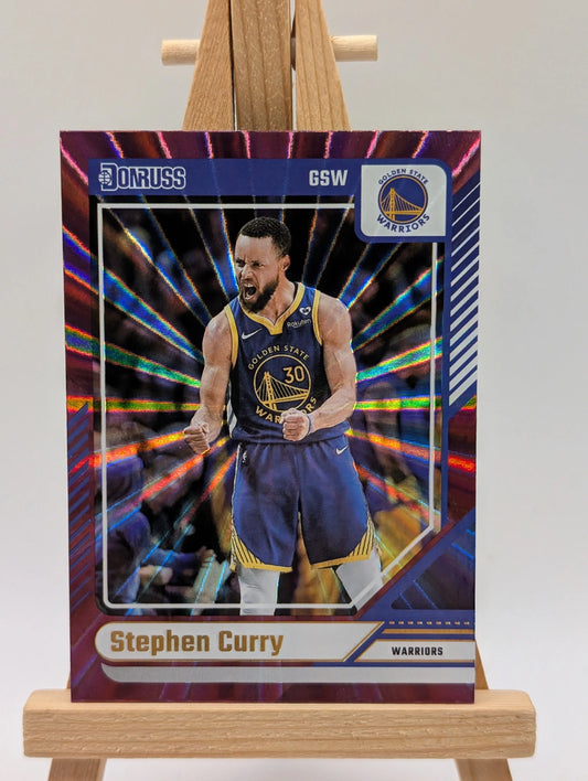 2024-25 Panini Donruss - Stephen Curry #64 Holo Purple Lazer FRENLY BRICKS - Open 7 Days