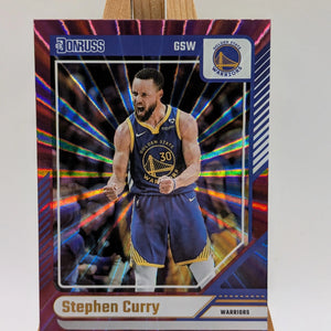 2024-25 Panini Donruss - Stephen Curry #64 Holo Purple Lazer FRENLY BRICKS - Open 7 Days