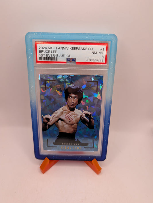 2024 Keepsake Edition Bruce Lee #1 1st Ever Blue Ice PSA 8 FRENLY BRICKS - Open 7 Days