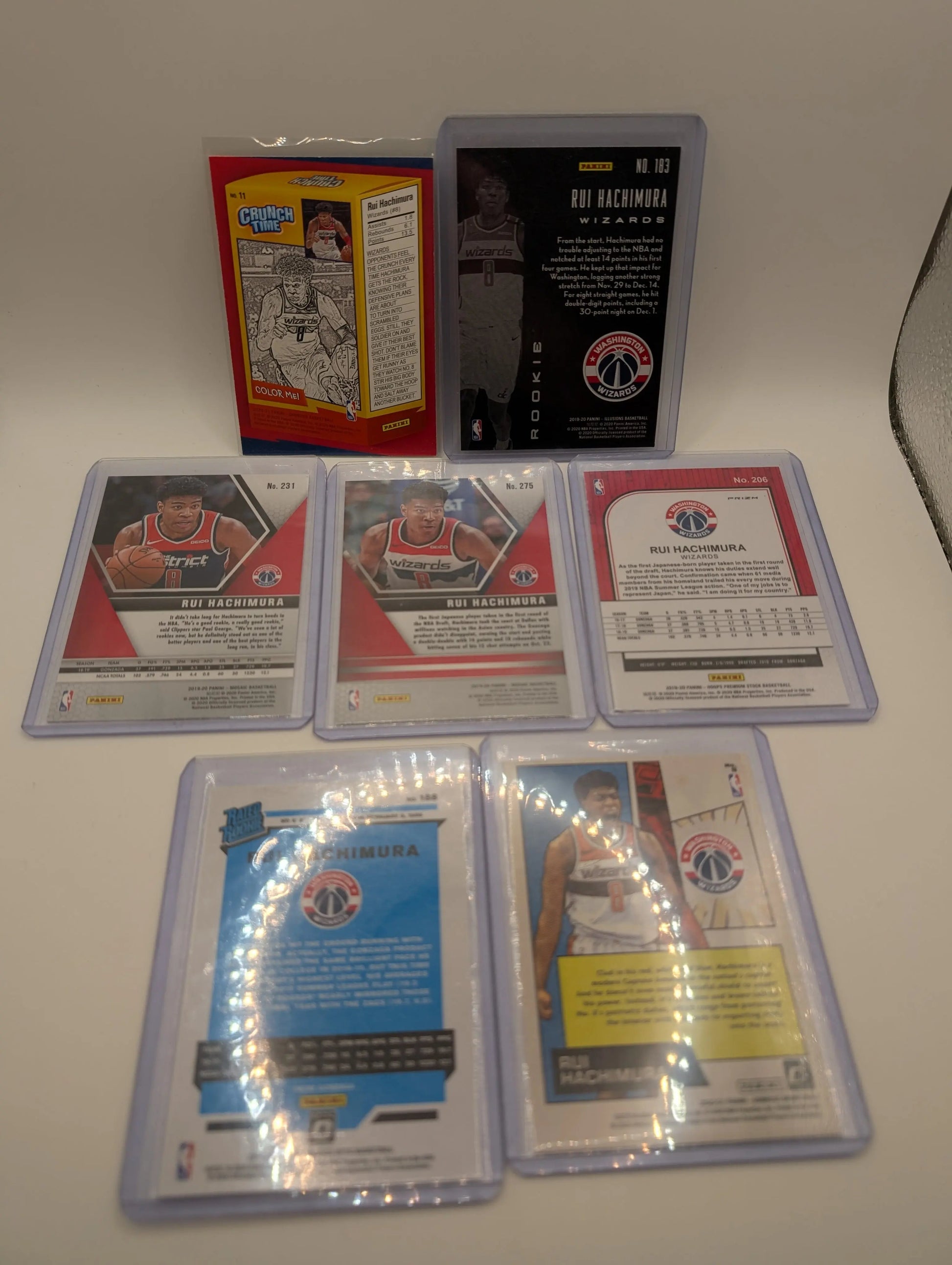 Rui Hachimura 2019/20 Rookie Lot, Wizards, donruss, mosaic, hoops, optic lot FRENLY BRICKS - Open 7 Days