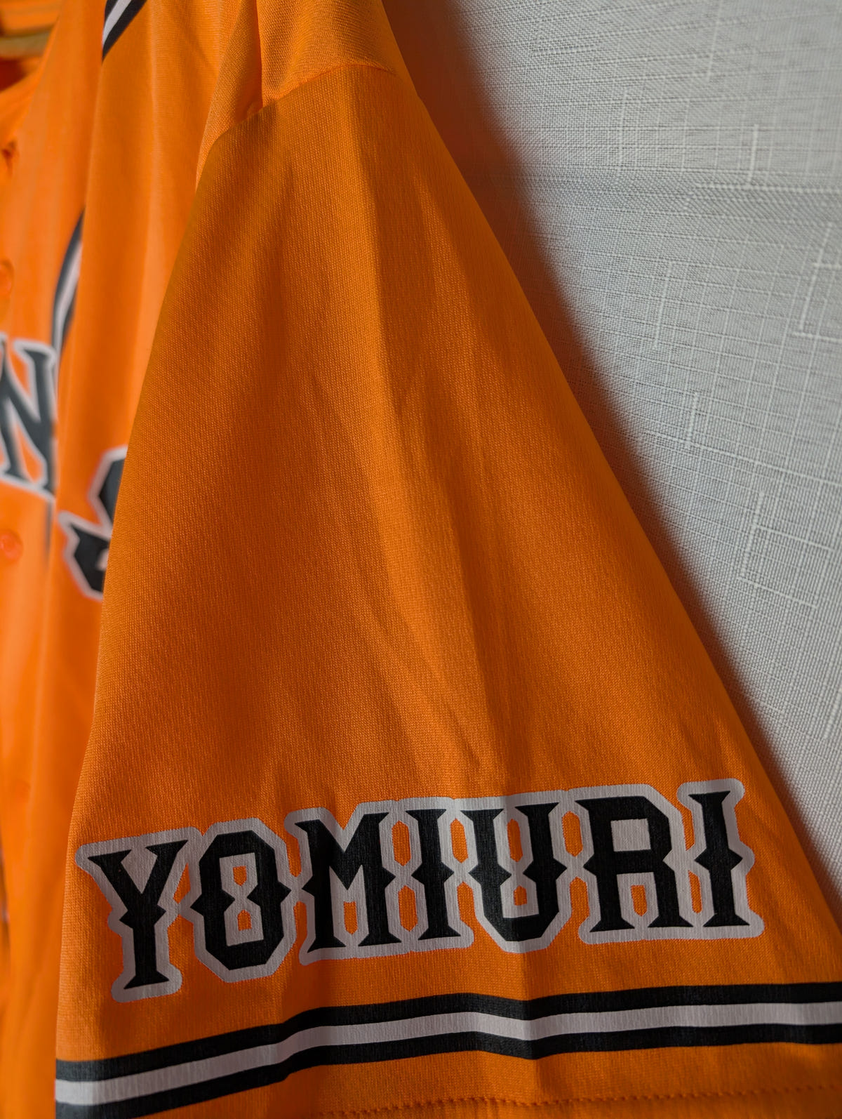 Nippon Baseball Adidas Yohiuri Giants Orange Blank Jersey Large, photo 5 image 5