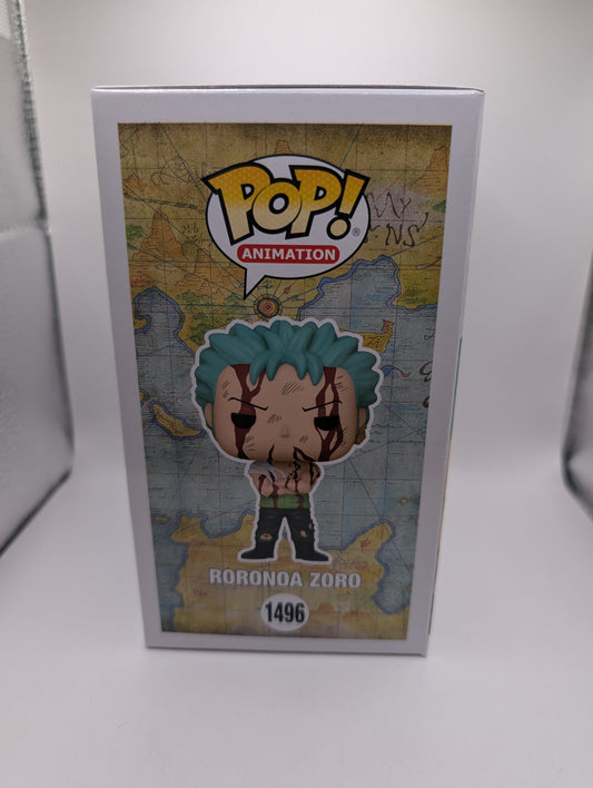 RORONOA ZORO (Nothing Happened) #1496 Funko POP! One Piece Hot Topic Exclusive FRENLY BRICKS - Open 7 Days