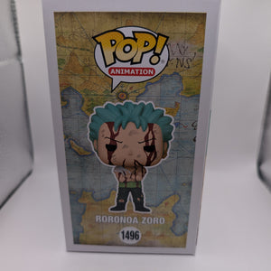 RORONOA ZORO (Nothing Happened) #1496 Funko POP! One Piece Hot Topic Exclusive FRENLY BRICKS - Open 7 Days