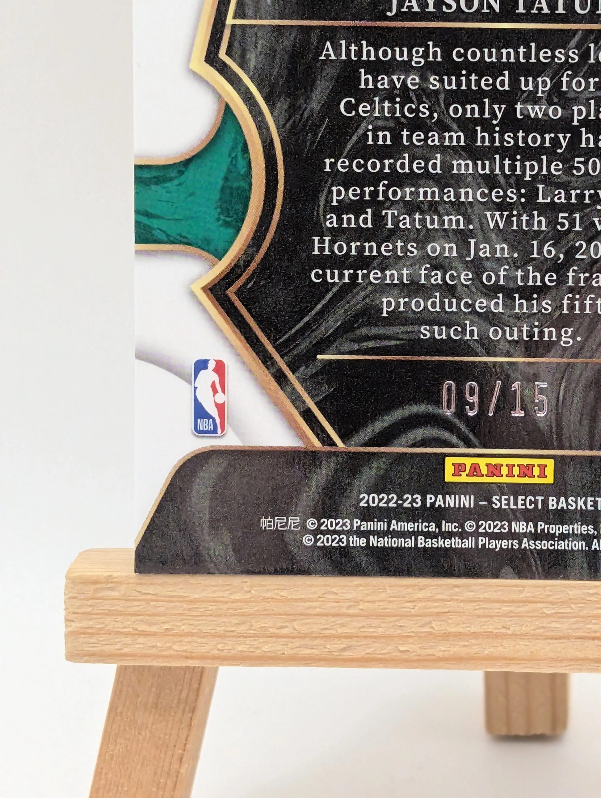 2022-23 Panini Select Basketball Premier #155 Jayson Tatum Boston Celtics Orange /15 FRENLY BRICKS - Open 7 Days image 6