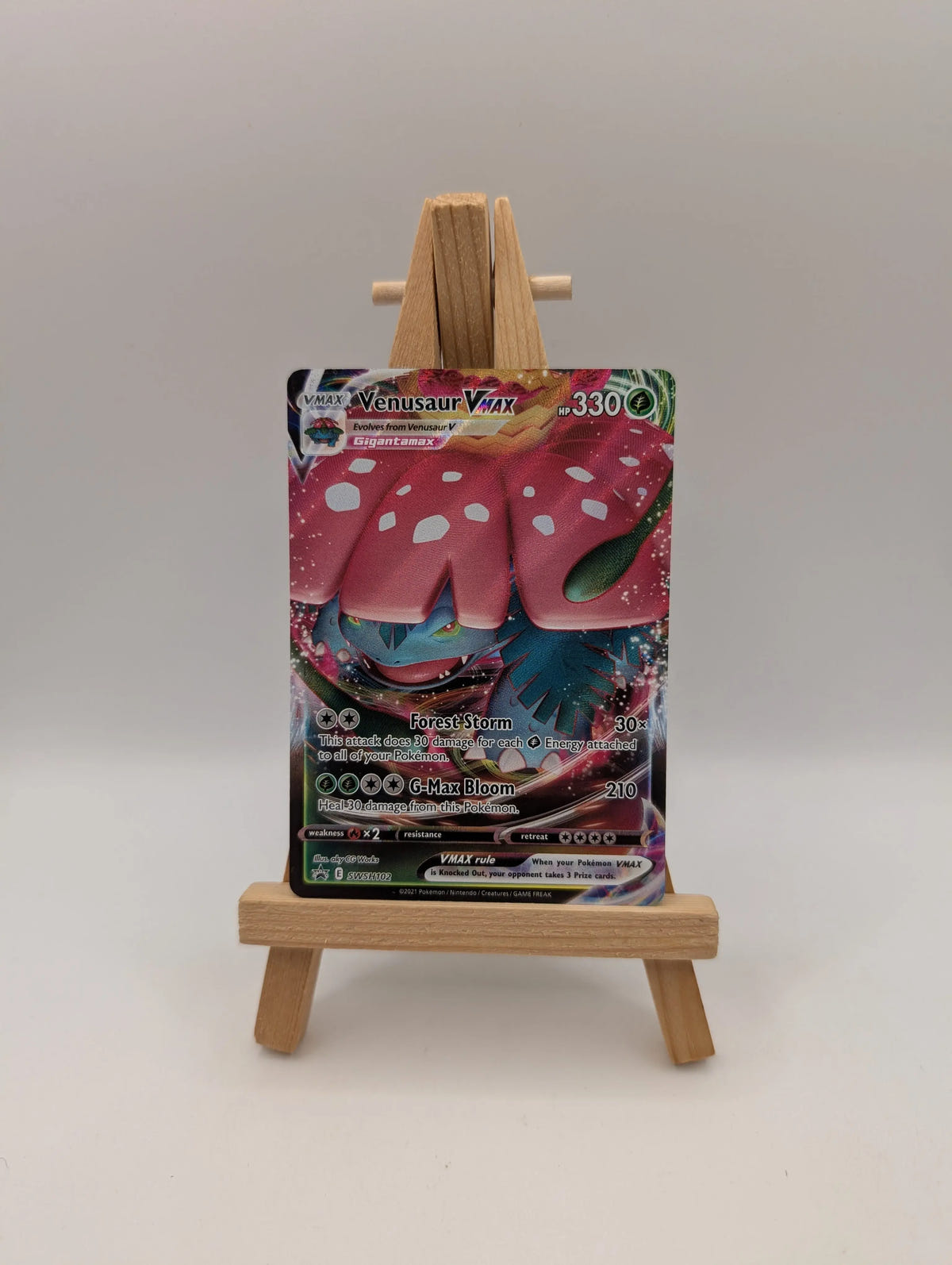 POKEMON TCG VENUSAUR VMAX SWSH102 SWORD & SHIELD PROMO FRENLY BRICKS - Open 7 Days image 1