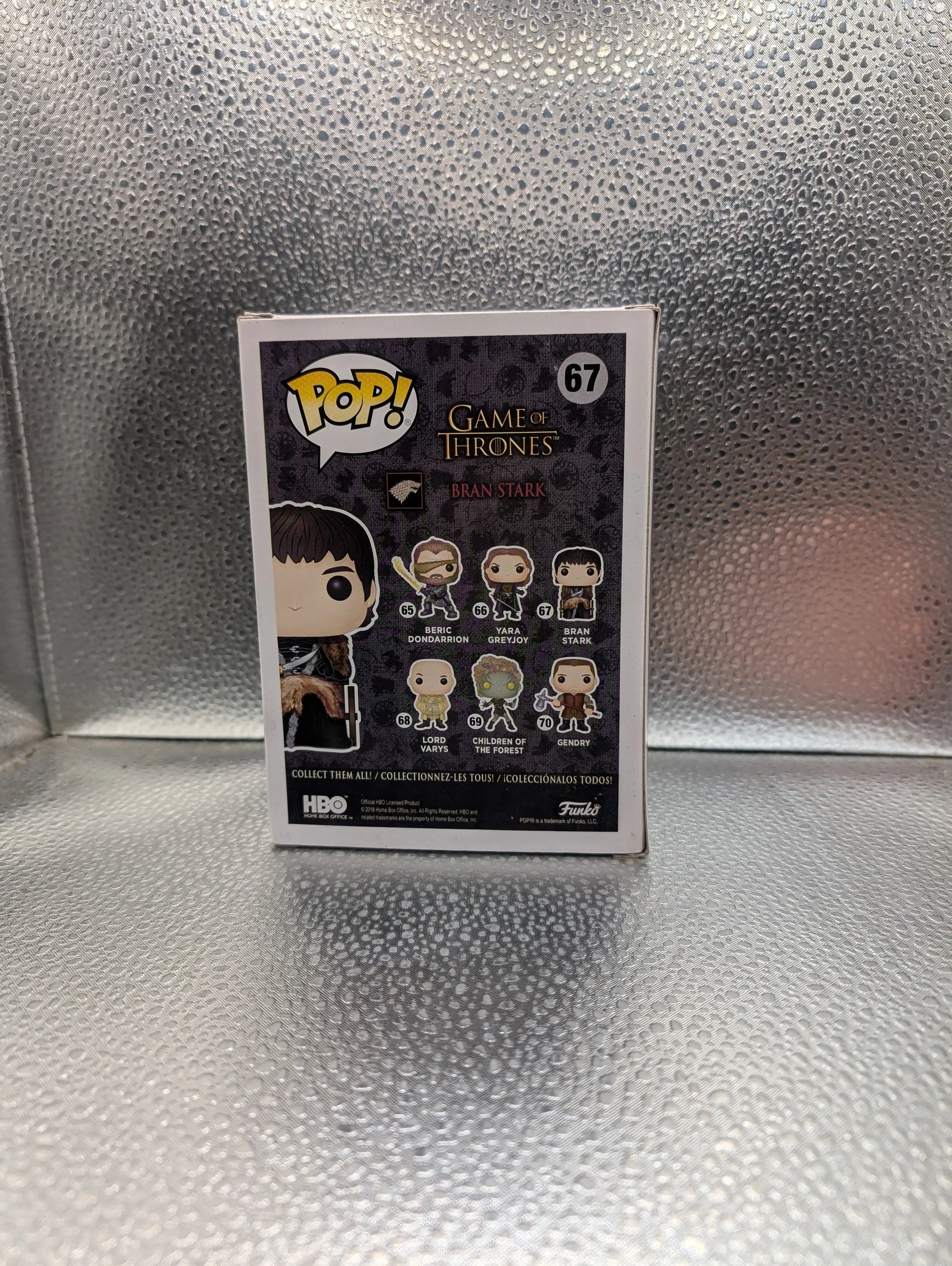 FUNKO Pop Vinyl Bran Stark Game Of Thrones #67 FRENLY BRICKS - Open 7 Days