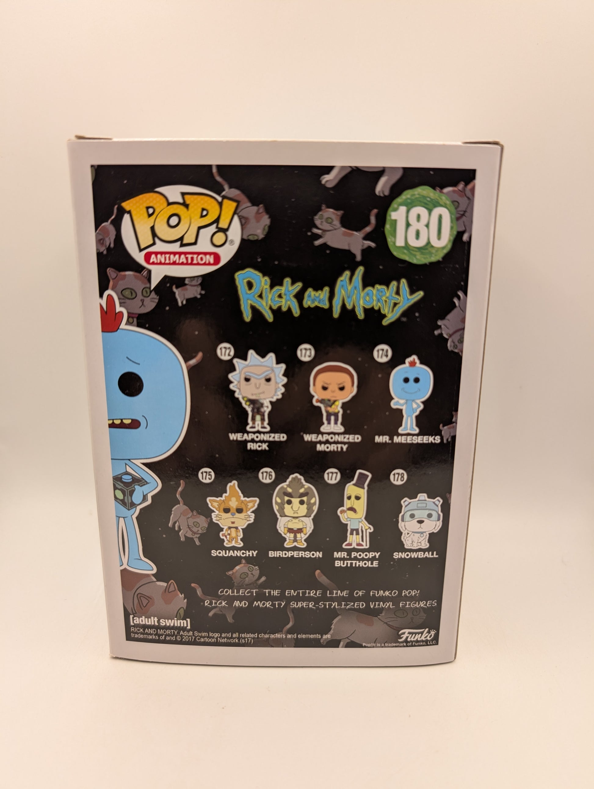 Funko Pop Animation - Mr. Meeseeks with Meeseeks box #180