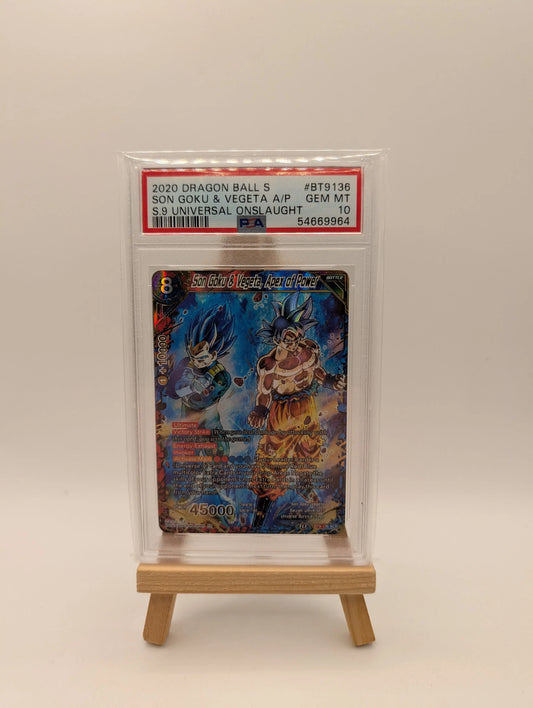 2020 Dragon Ball Son Goku & Vegeta Apex of Power #BT9-136 PSA 10 FRENLY BRICKS - Open 7 Days