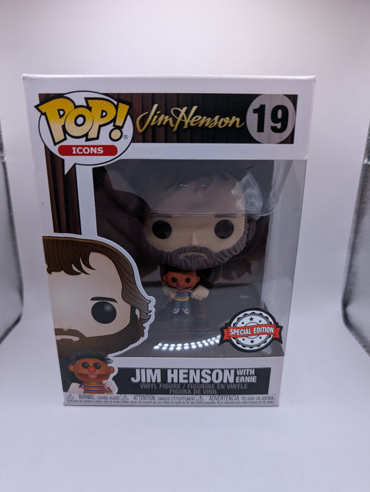 FUNKO POP Vinyl Jim Henson With Ernie #19 FRENLY BRICKS - Open 7 Days