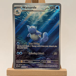 Wartortle - 171/165 - Scarlet & Violet-151 - Illustration Rare - NM -Pokemon TCG FRENLY BRICKS - Open 7 Days