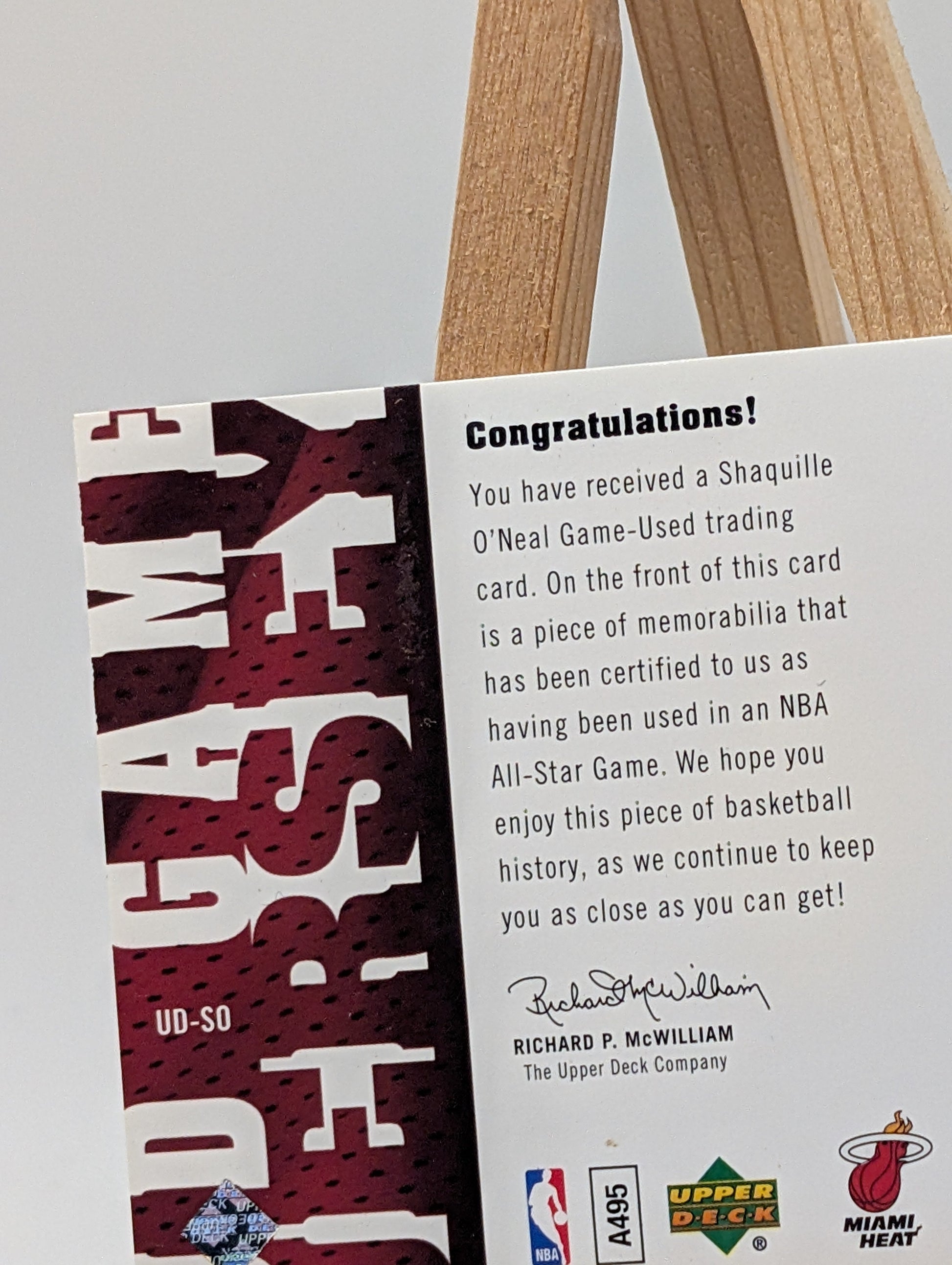 Shaquille O'Neal 2006 Upper Deck Game Used Jersey Card #A495 FRENLY BRICKS - Open 7 Days