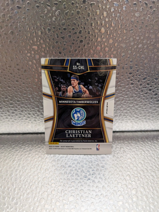 2022-23 Panini Select #SS-CHL Christian Laettner Signature Selections Prizm GREEN Auto FRENLY BRICKS - Open 7 Days