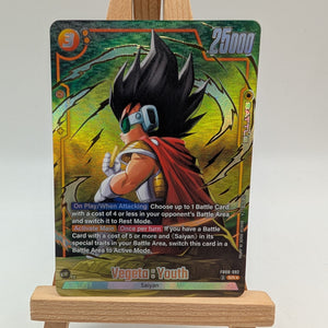 Vegeta : Youth (Alternate Art) | FB08-092 Super Rare | Saiyan's Pride | NM FRENLY BRICKS - Open 7 Days