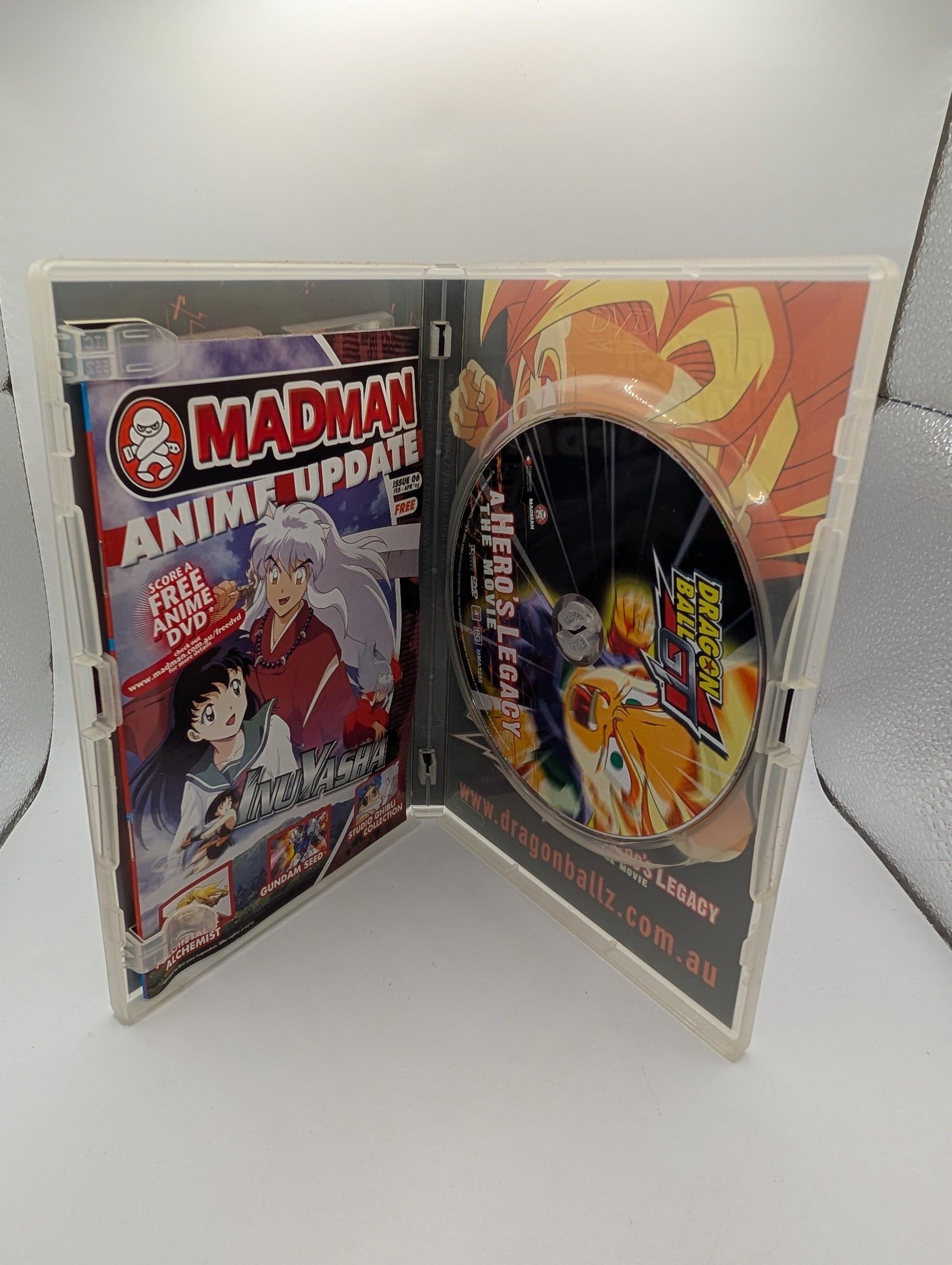 Dragon Ball GT: The Movie - A Heros Legacy (DVD, 2004, Uncut)