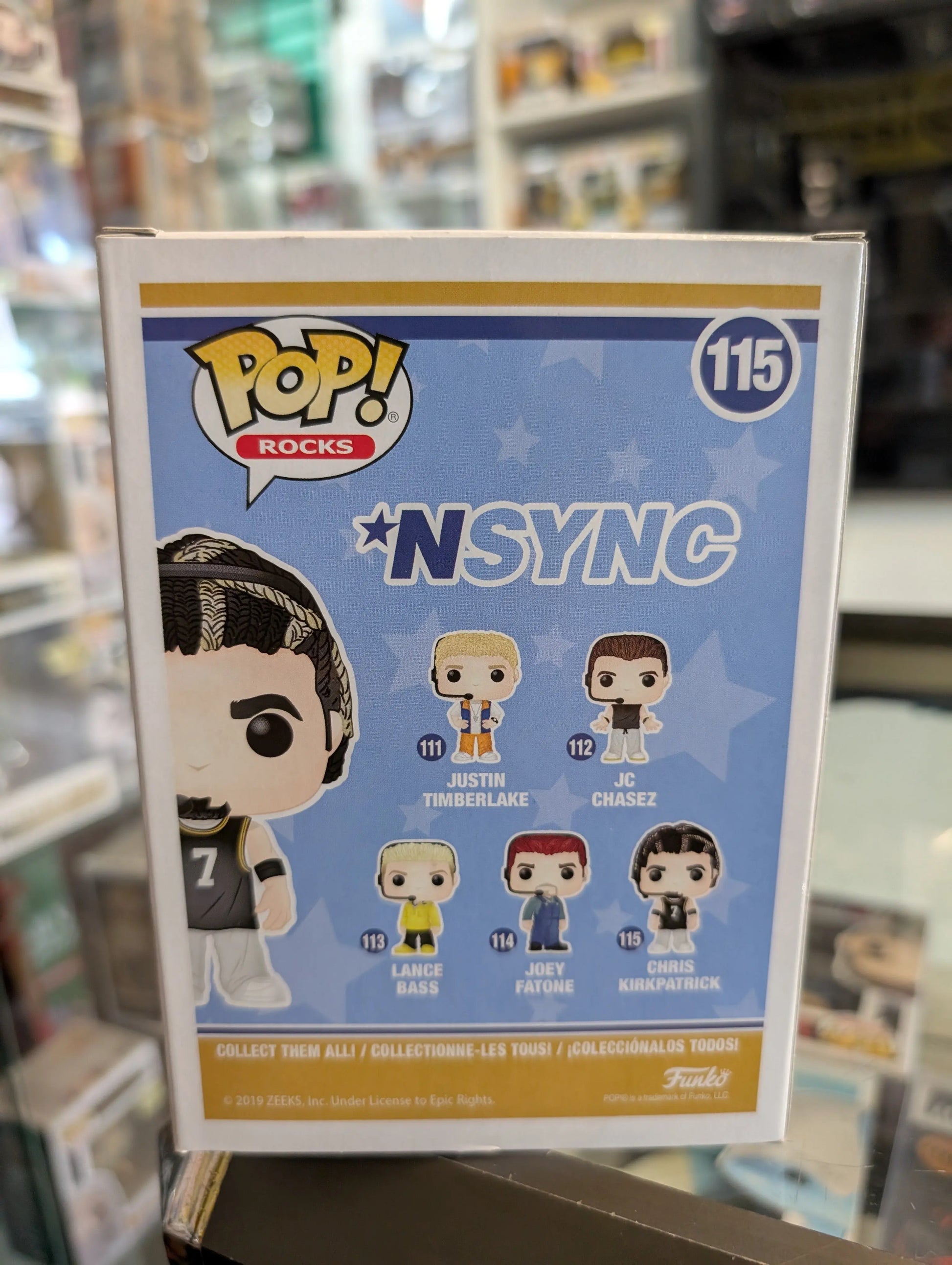 NSYNC - Chris Kirkpatrick #115 Pop! Vinyl Figure Vaulted FRENLY BRICKS - Open 7 Days
