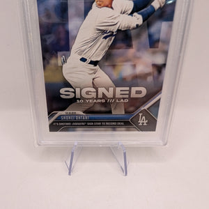 PSA 10 Shohei Ohtani 2023 Topps Now Signed 1st Dodgers Card OS21 Gem Mint FRENLY BRICKS - Open 7 Days